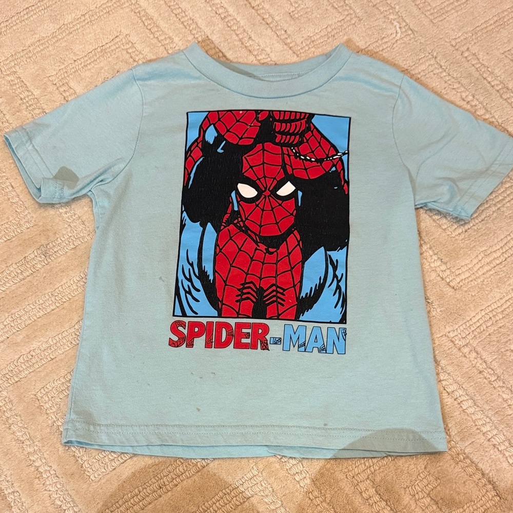 Marvel Spider-Man Blue and Red Kids Tee